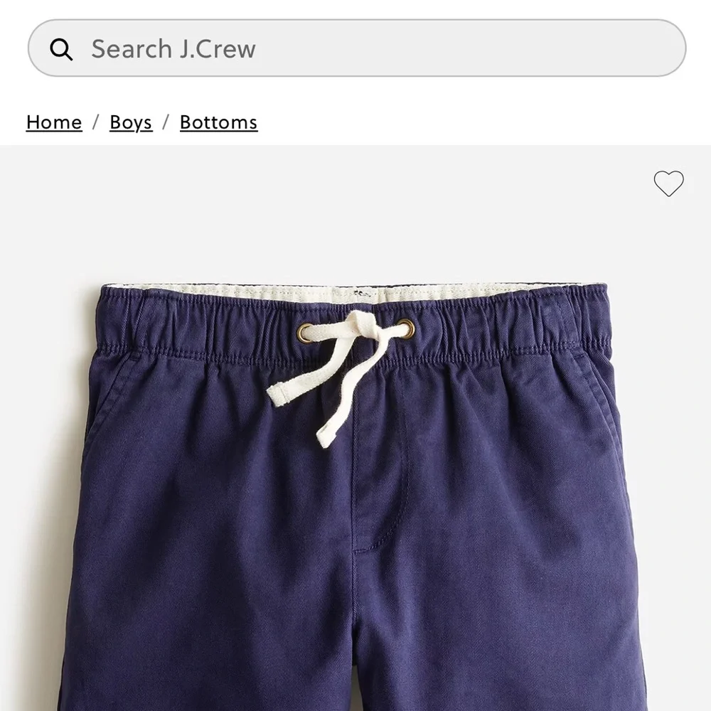 JCrew SHORTS BUNDLE Kids Navy, Gray, and White Shorts